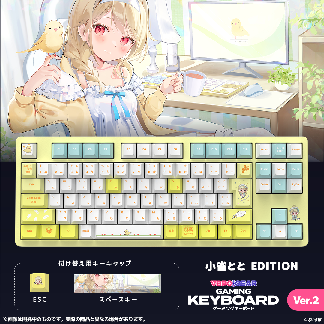 VSPO! GEAR ゲーミングキーボード Ver.2
