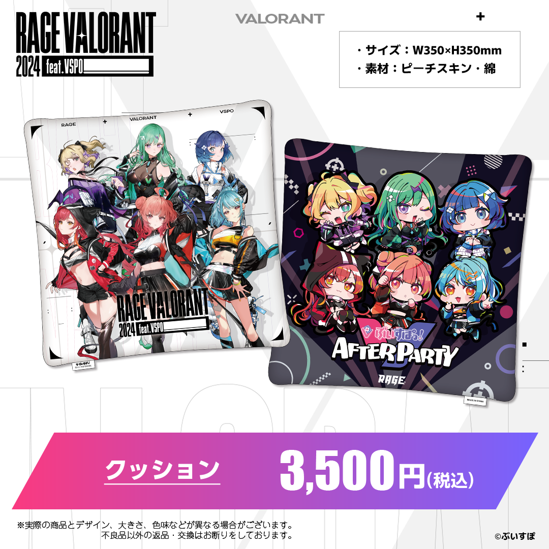 ぶいすぽ 紡木こかげ クリアファイル VALORANT 初グッズ RAGE ぶいすぽっ!RAGE VALORANT 2024 feat.VSPO! 通販限定グッズ