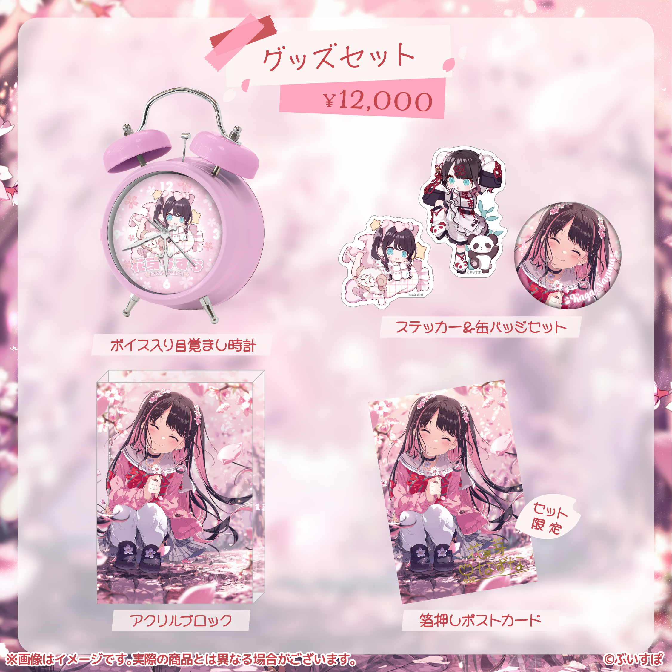 花芽なずな2025年誕生日グッズフルセット 花芽なずな2025年誕生日グッズフルセット 花芽なずな 誕生日記念2025