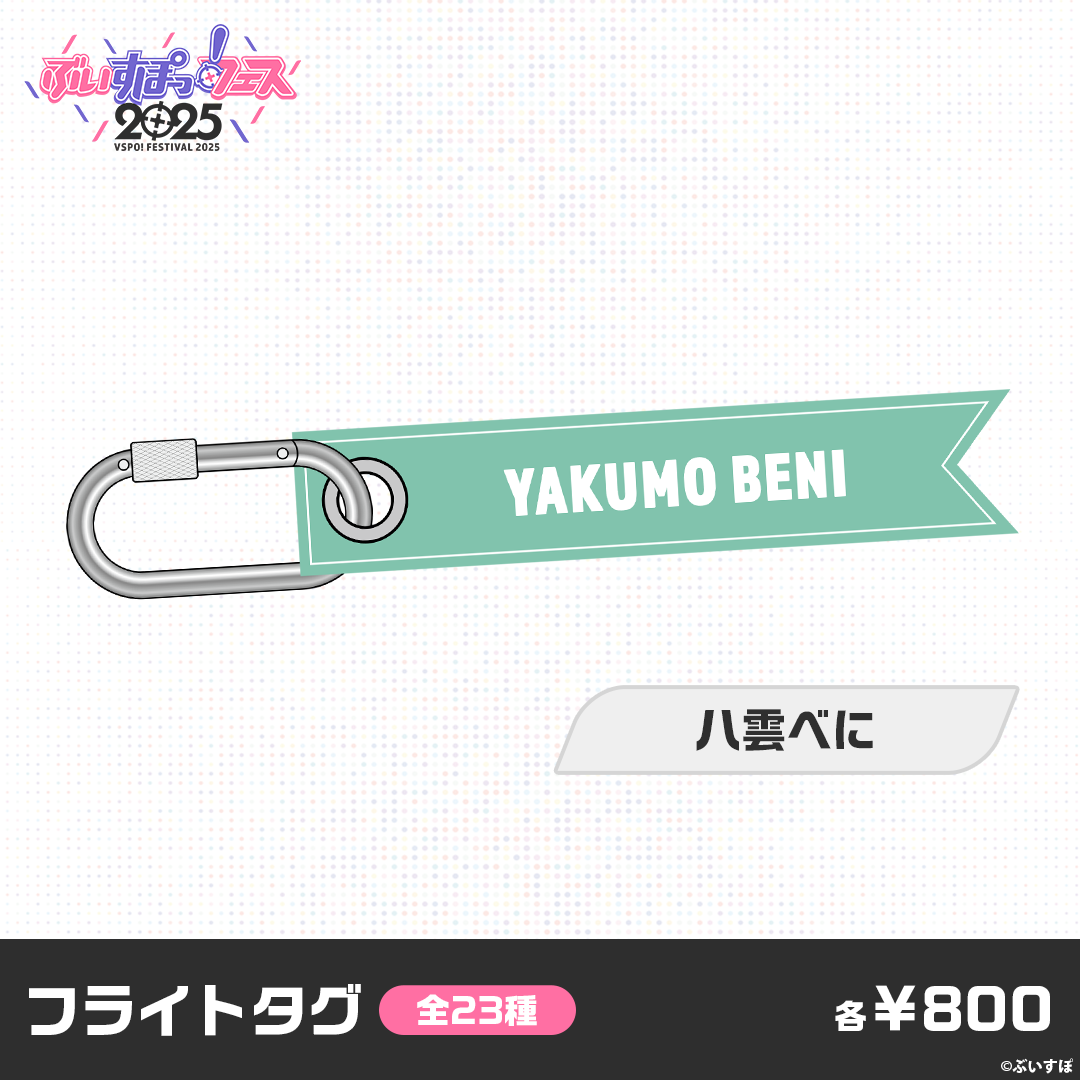 【事前販売】ぶいすぽっ！フェス2025　フライトタグ