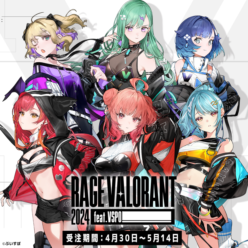 ぶいすぽ 缶バッジ RAGE ぶいすぽっ!RAGE VALORANT 2024 feat.VSPO! 会場販売グッズ