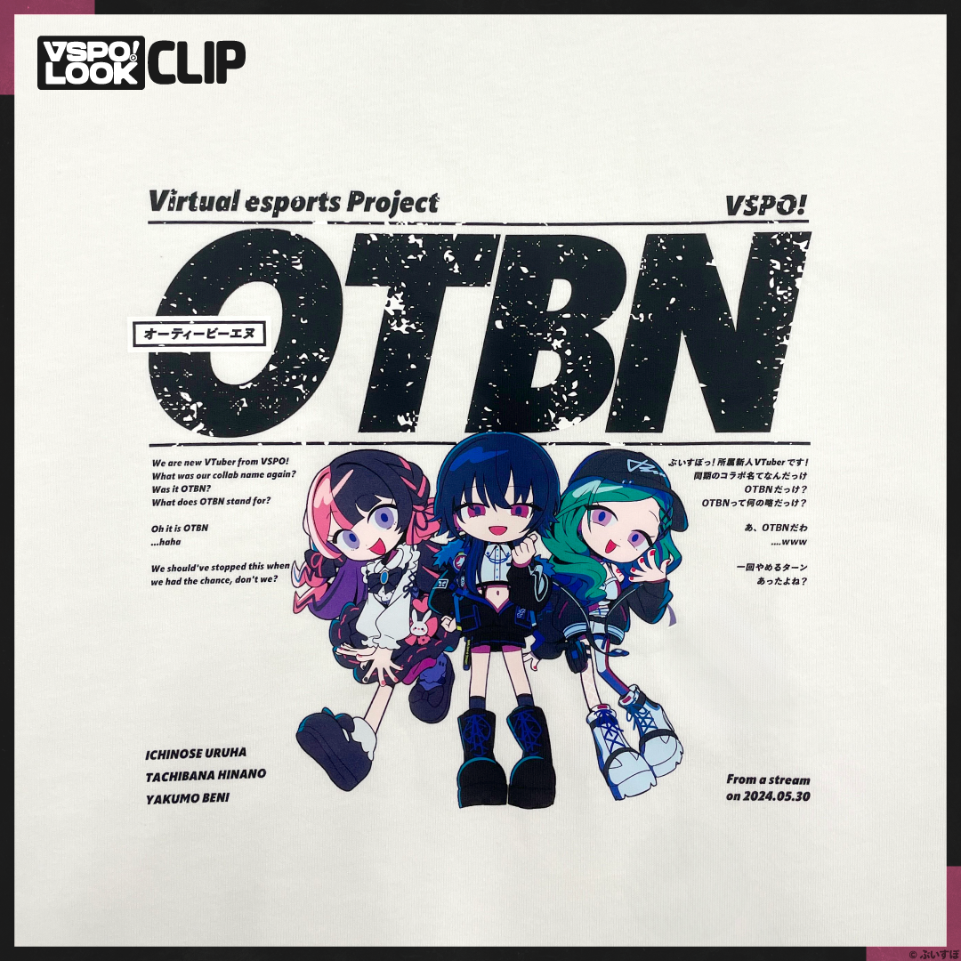 VSPO!LOOK CLIP OTBN TEE