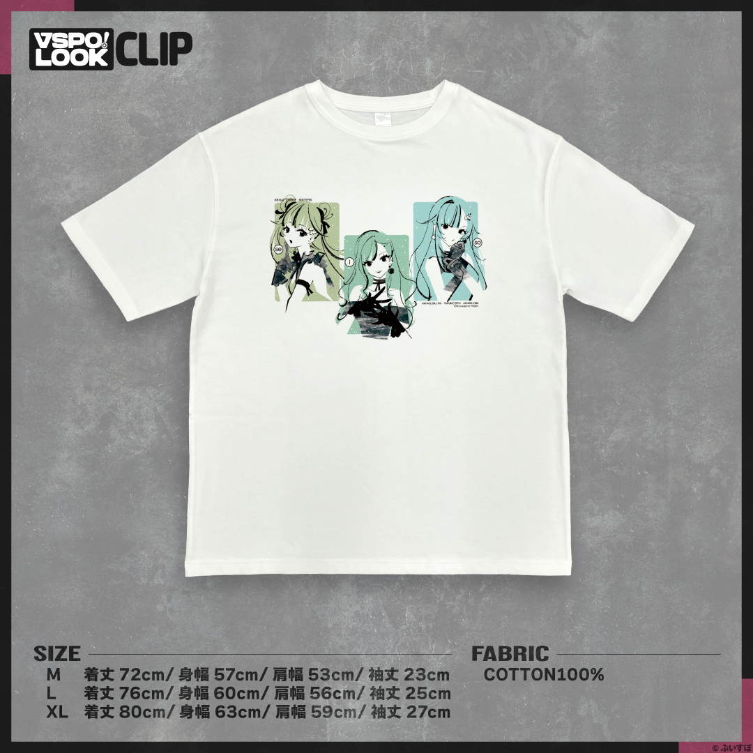 VSPO! LOOK CLIP 清楚三姉妹TEE