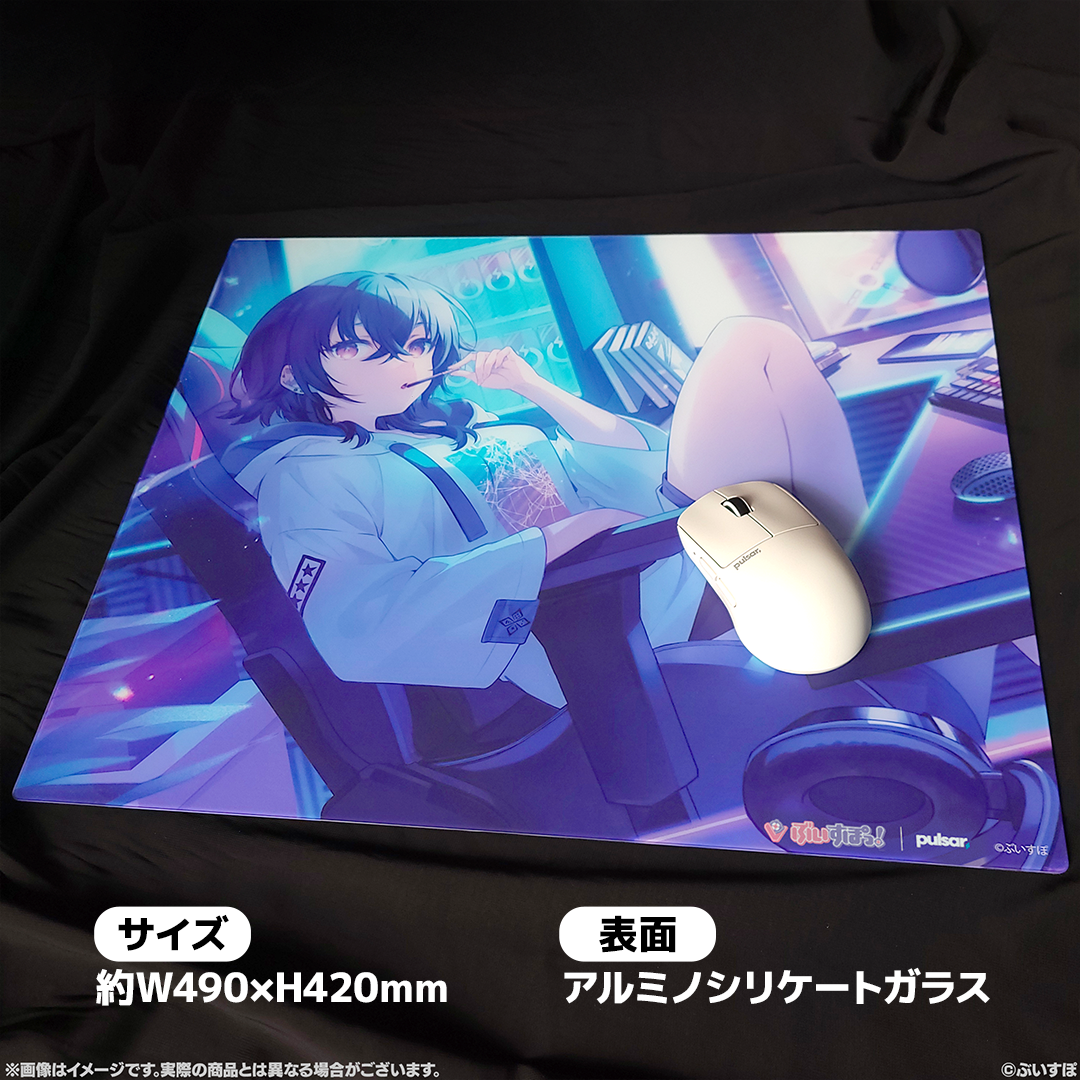〔 猫汰つな 〕 VSPO GEAR ガラスマウスパッド 猫汰つな 〕 VSPO GEAR ガラスマウスパッド VSPO! GEAR ガラス