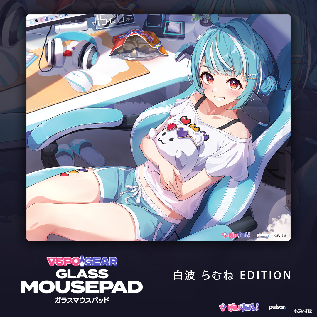 VSPO! ぶいすぽ GEAR GLASS MOUSEPAD 橘ひなの VSPO! ぶいすぽ GEAR GLASS MOUSEPAD 橘ひなの