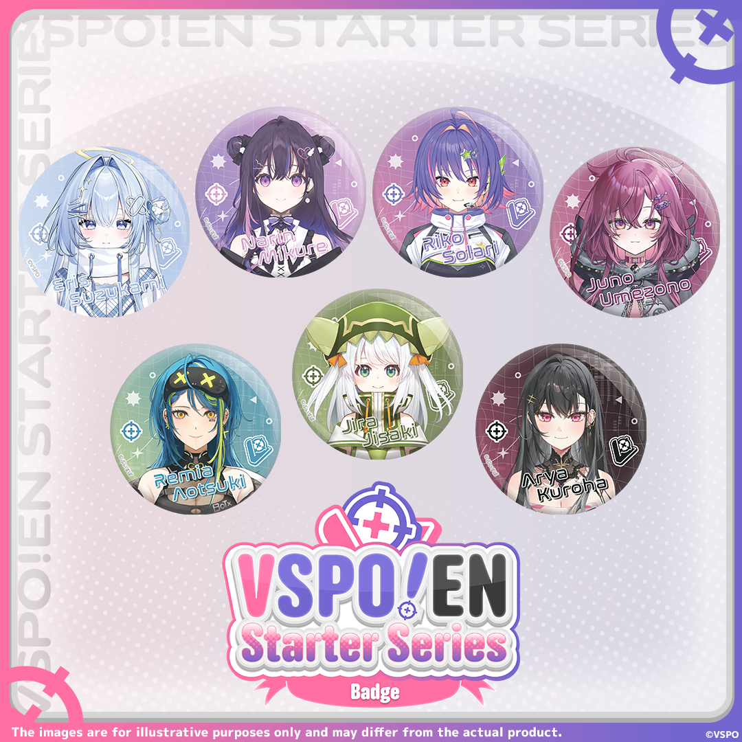 VSPO! EN Starter Series - 缶バッジ