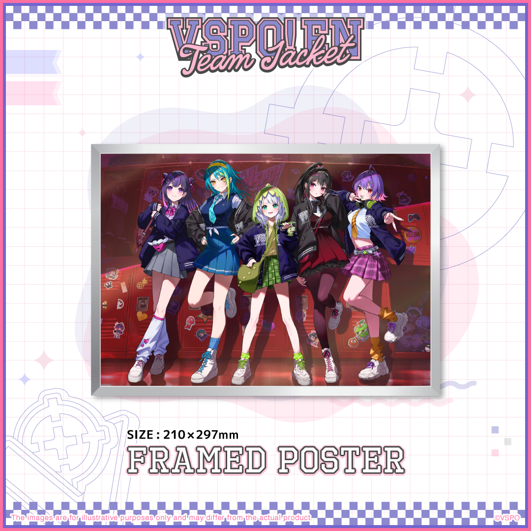 VSPO! EN Team Jacket Series - メタリックポスター