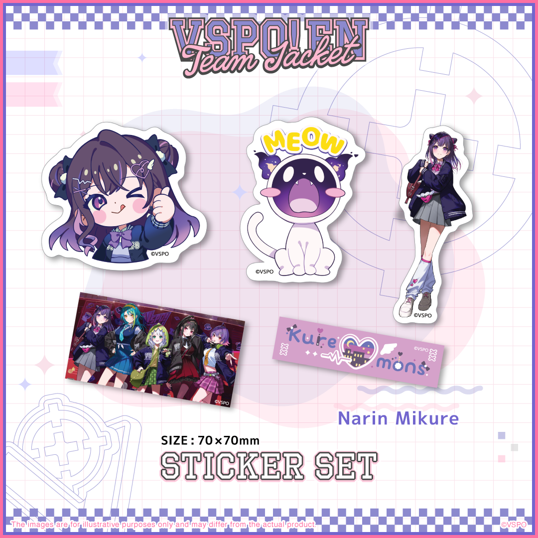VSPO! EN Team Jacket Series - Sticker Set