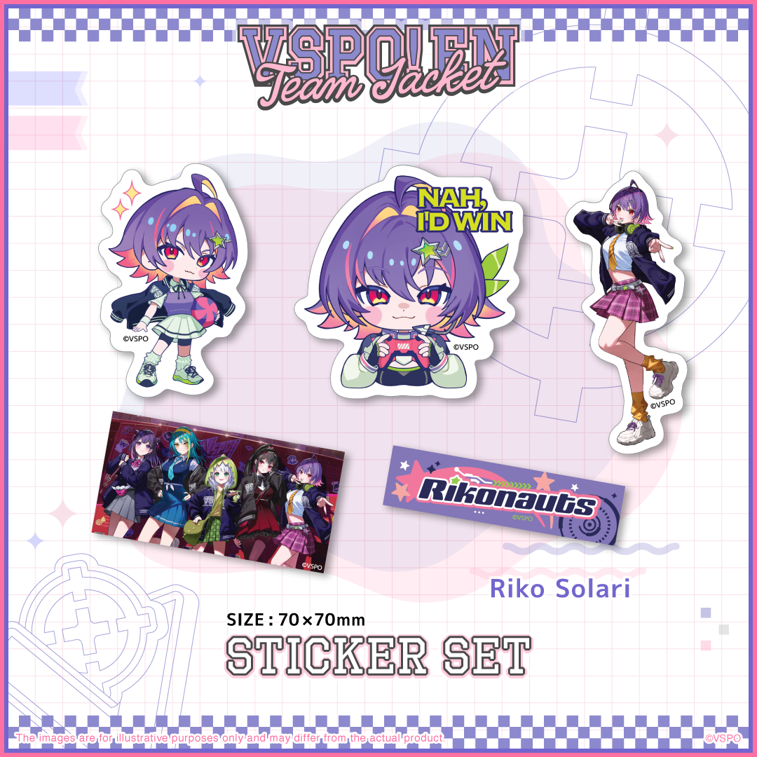 VSPO! EN Team Jacket Series - ステッカーセット