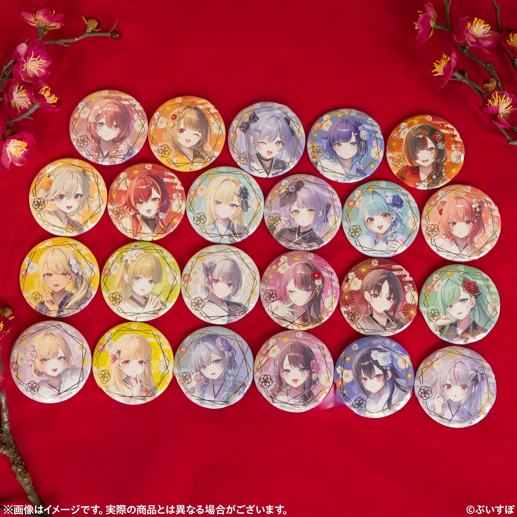 ぶいすぽっ！謹賀新年2026 箔押し缶バッジ